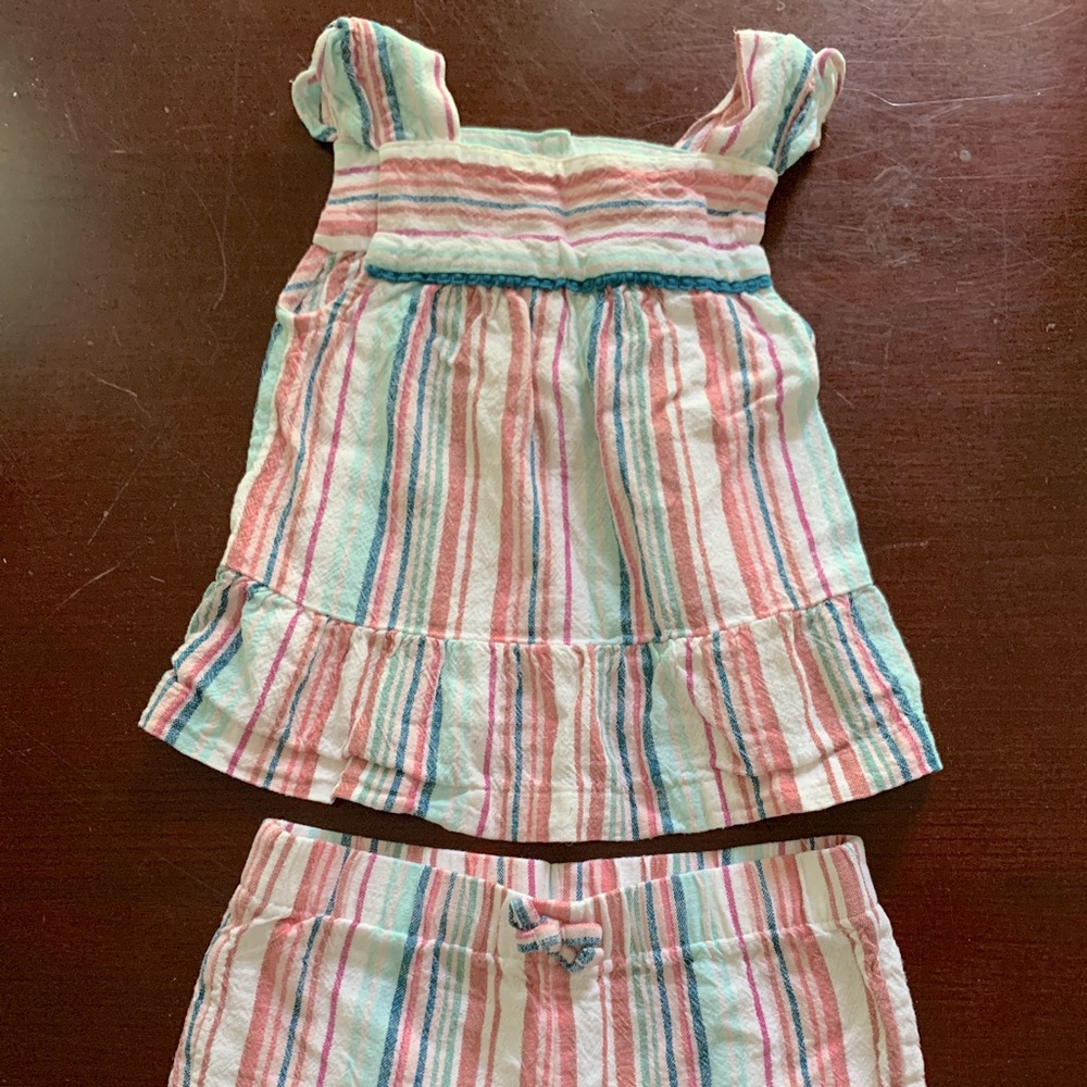 Toddler girl tank & short set!